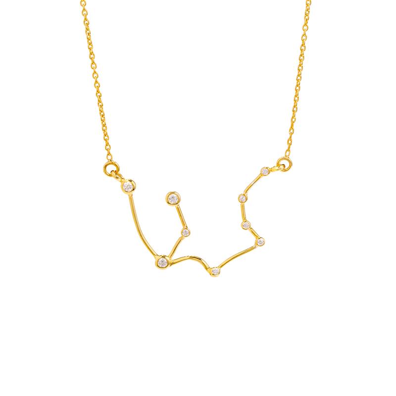 Aquarius Zodiac Necklace